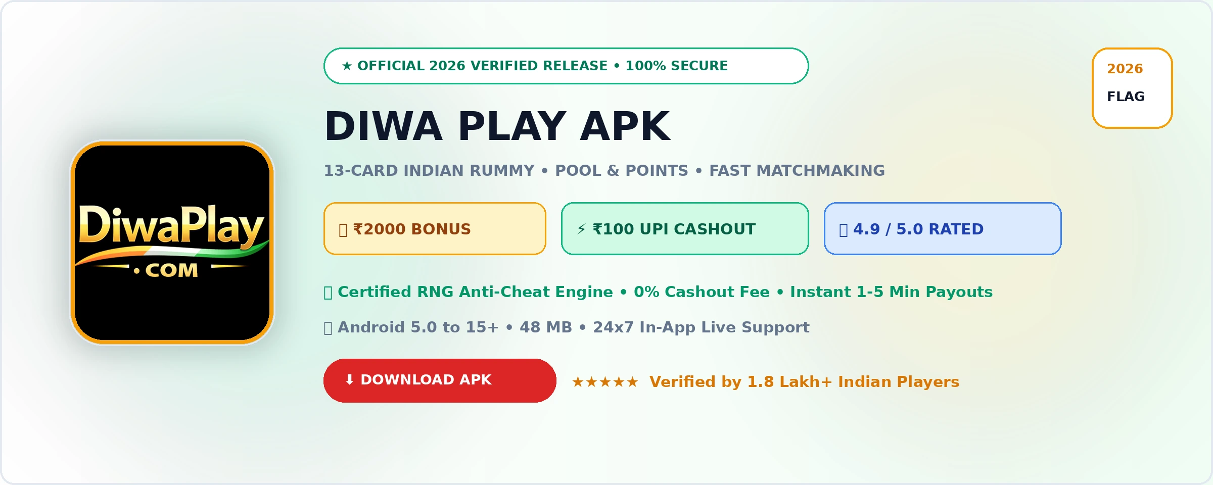 Diwa Play Official 2026 Game Banner
